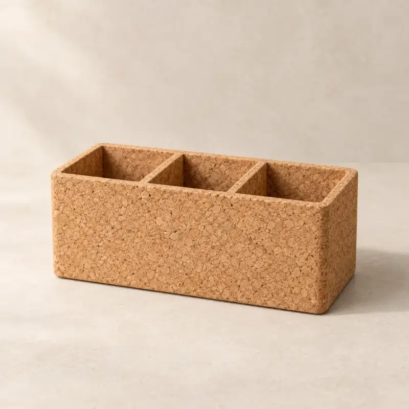 Cork Desk Organizer