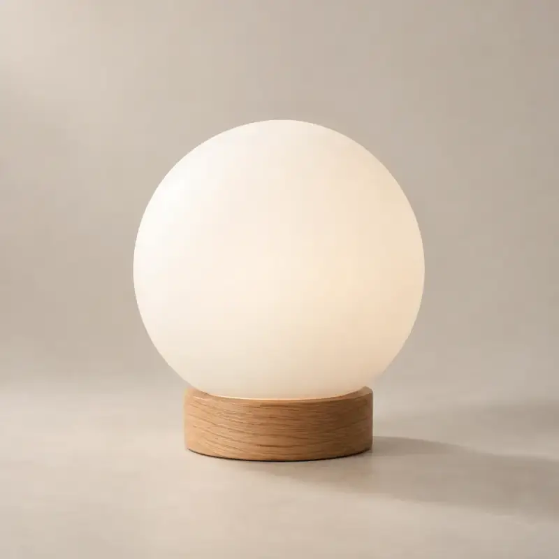 Opal Globe Table Lamp