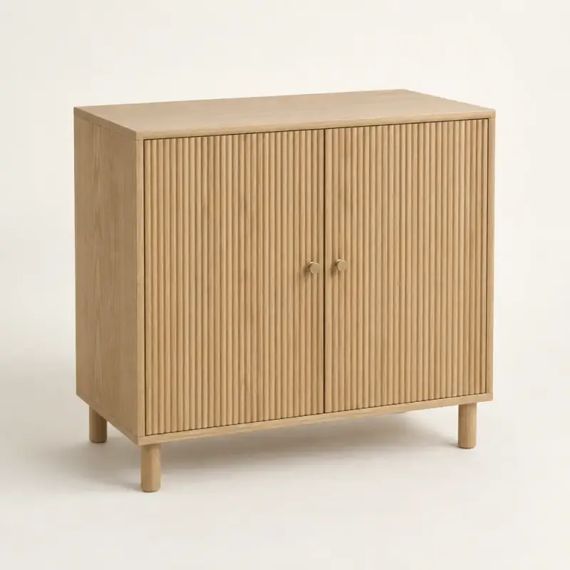 Ribbed Storage Cabinet